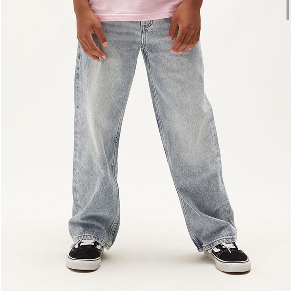 Pacsun kids light blue straight leg jeans